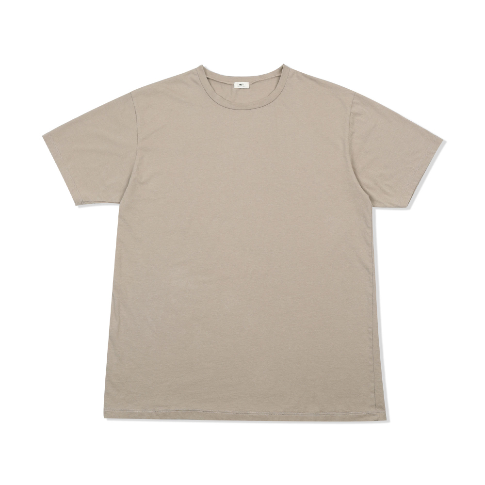 반팔 티셔츠 크림 색상 이미지-S1L4